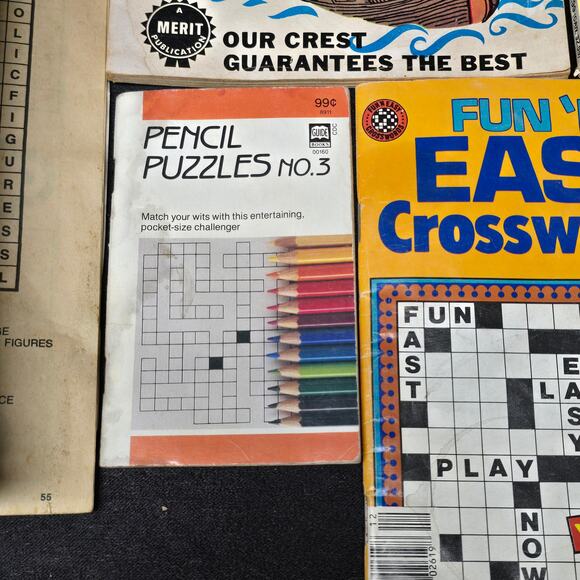 Vintage USA Today Globe Puzzlebook Approved Fun 'N Easy Crossword Puzzle Books - Picture 7 of 13